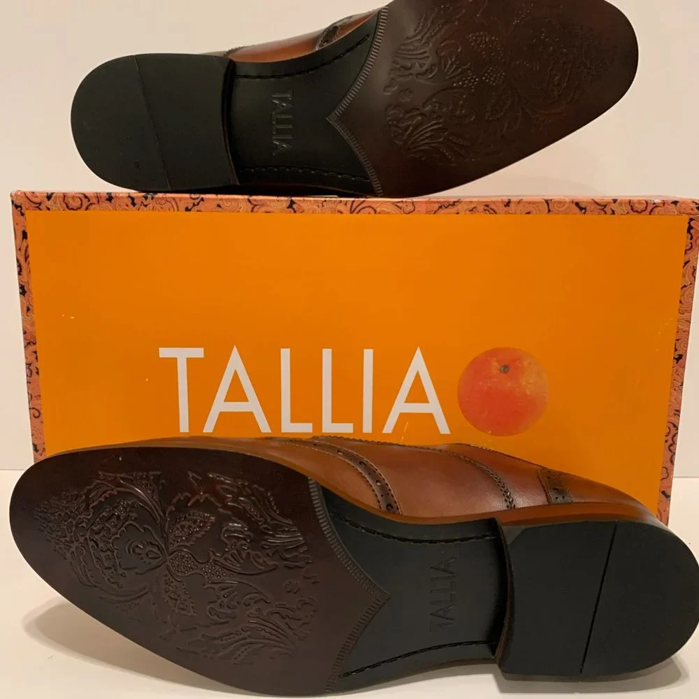 TALLIA Vitale Leather Wingtip Derby size: 9.5M - Picture 6 of 10